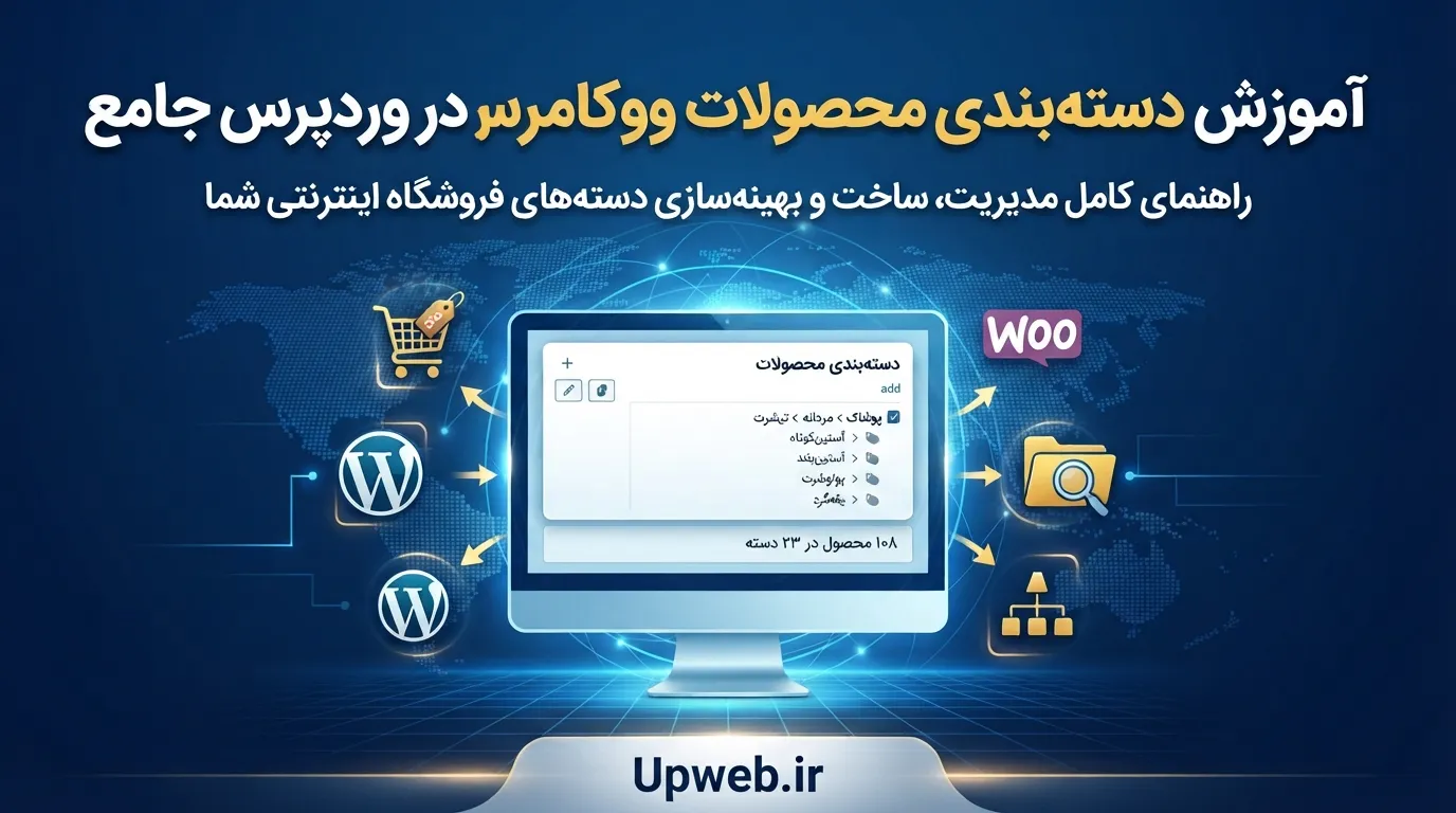 دسته بندی محصولات ووکامرس