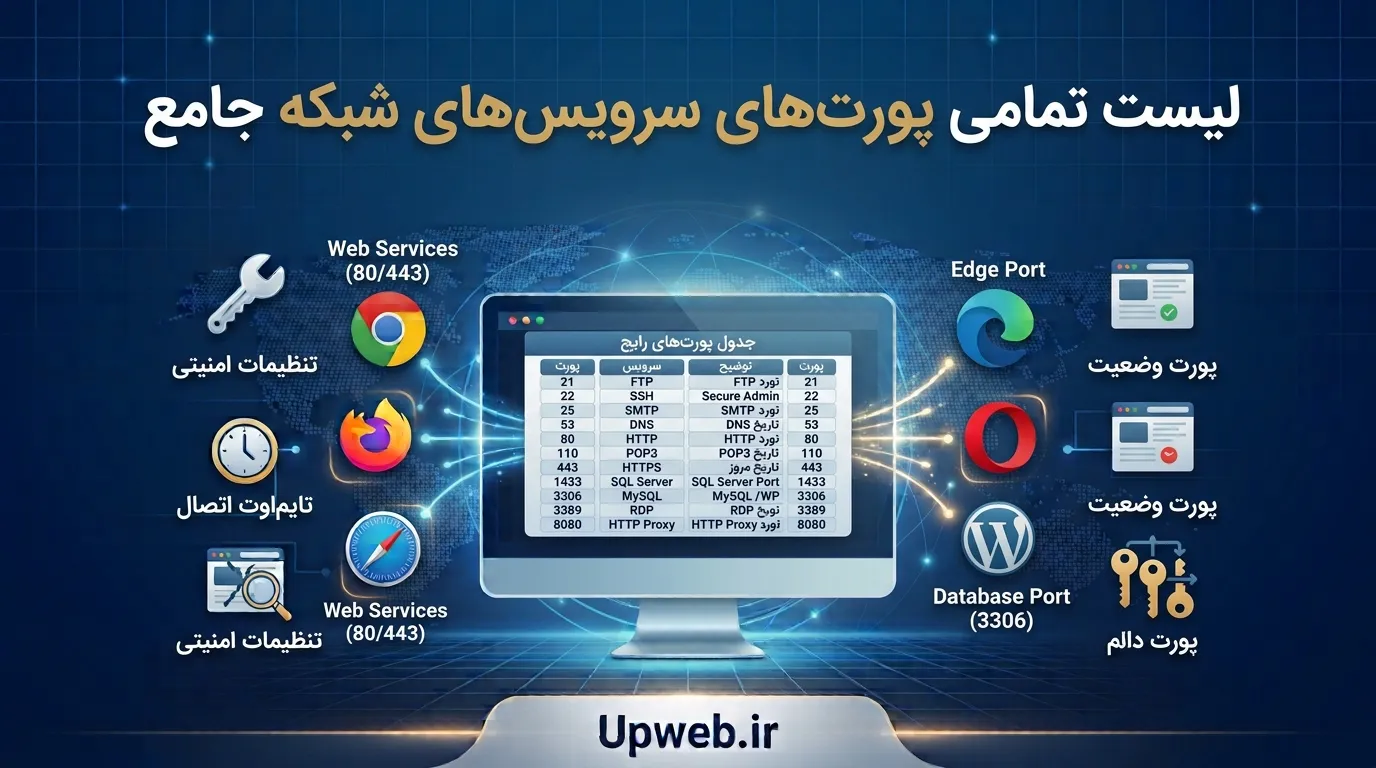 لیست پورت ها