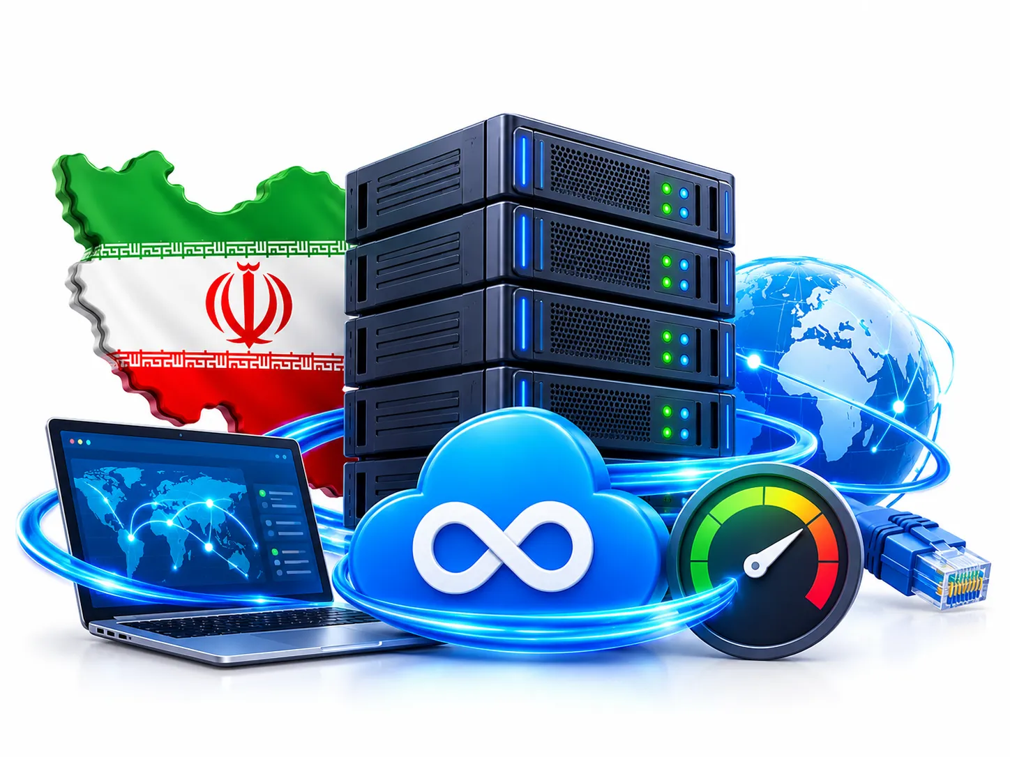 سرور مجازی ایران با ترافیک نامحدود